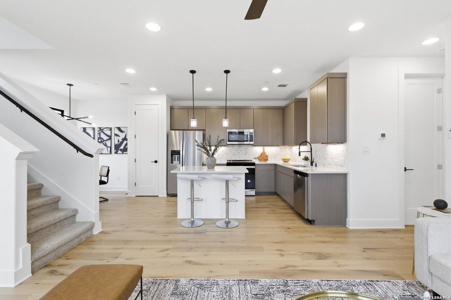 Furnished interior view inside a new home in , Austin (Image 48).