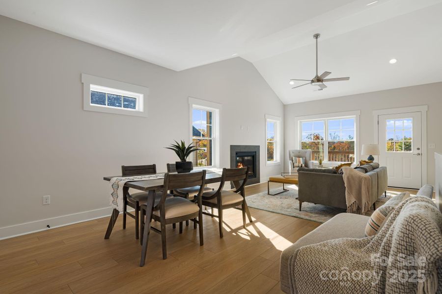 Furnished interior view inside a new home in , Weaverville (Image 10).