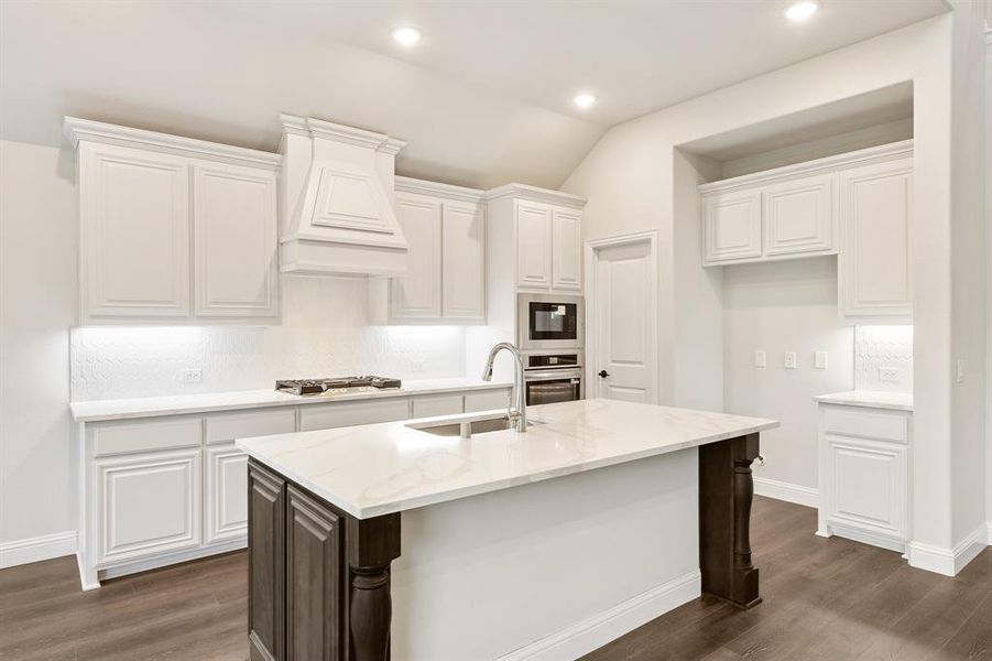 Furnished interior view inside a new home in Union Park Classic 55, Little Elm (Image 9).