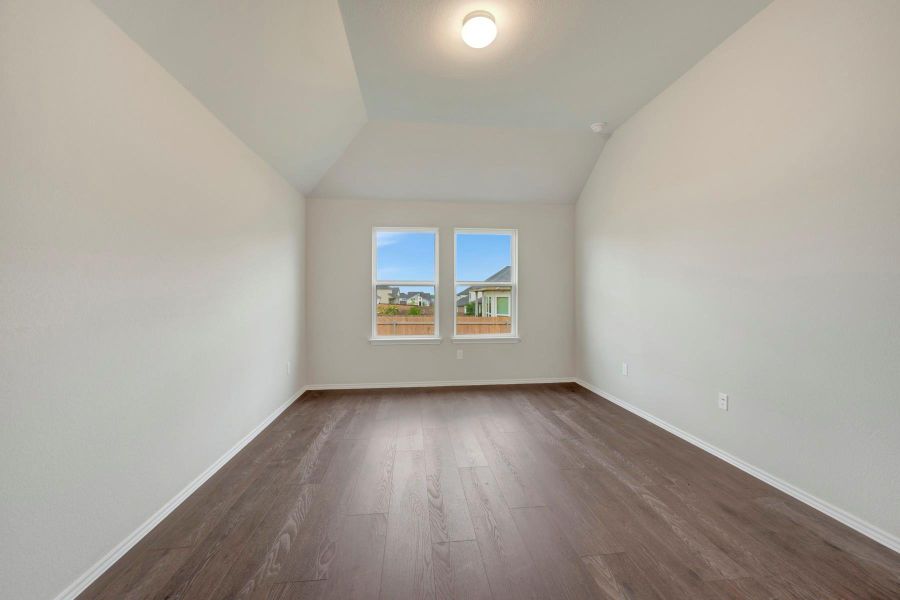 Spacious, unfurnished interior of a new home in Cascades at Onion Creek, Austin (Image 18). Spacious, unfurnished interior of a new home in Cascades at Onion Creek, Austin (Image 18).