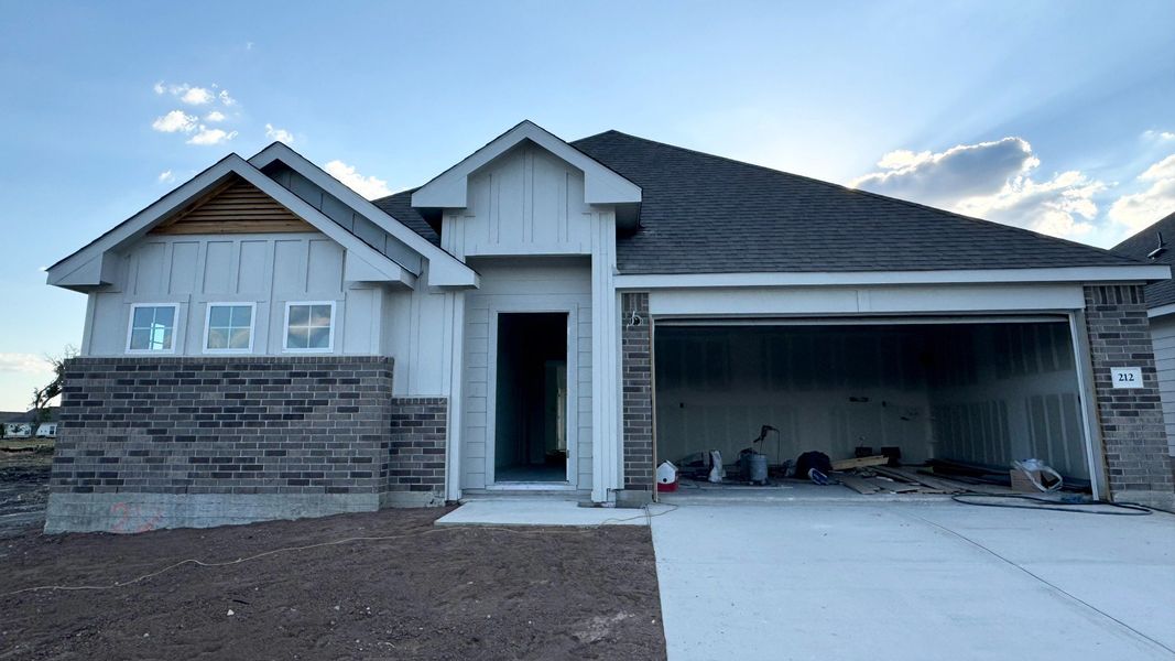 In-progress construction of a new home in Sky Ridge, San Marcos, TX (Image 3).