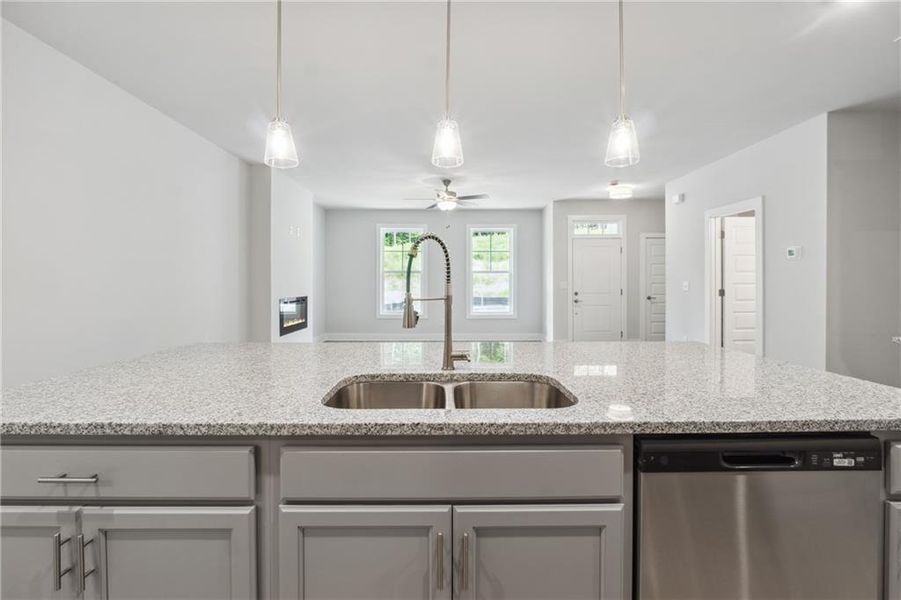 Furnished interior view inside a new home in , Gainesville (Image 9).