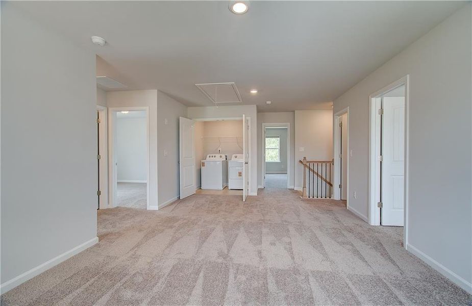Spacious, unfurnished interior of a new home in Chapel Hill, Newnan (Image 21).