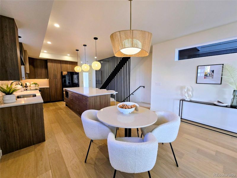 Furnished interior view inside a new home in , Denver (Image 13). Furnished interior view inside a new home in , Denver (Image 13).