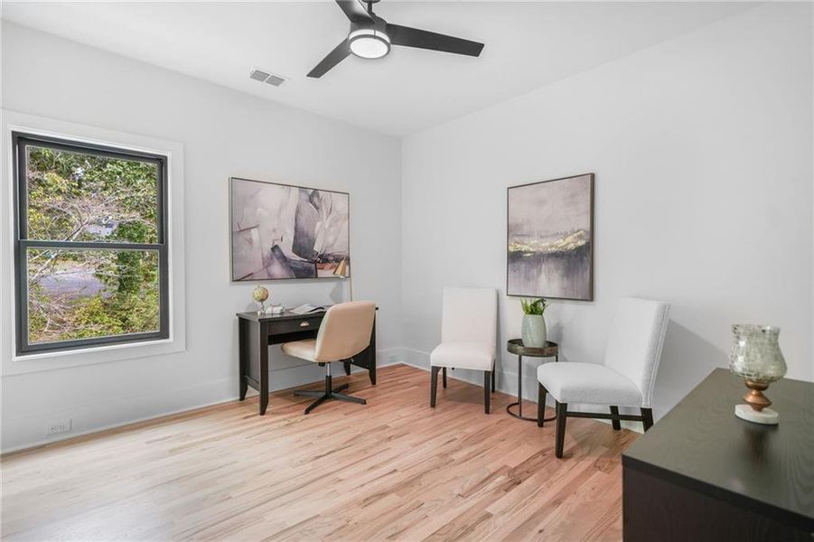 Furnished interior view inside a new home in , Atlanta (Image 5).