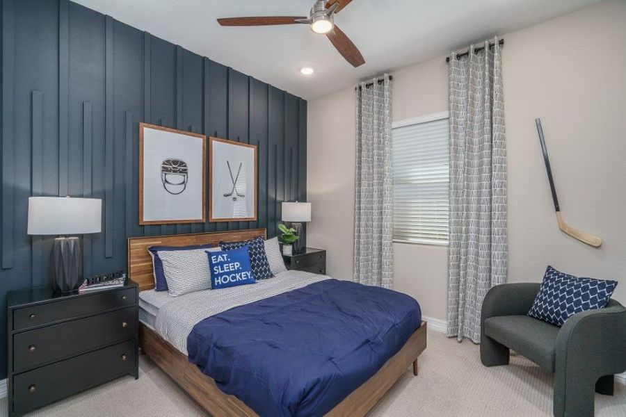 Furnished interior view inside a new home in The Ridge at Sienna Hills, Buckeye (Image 27).