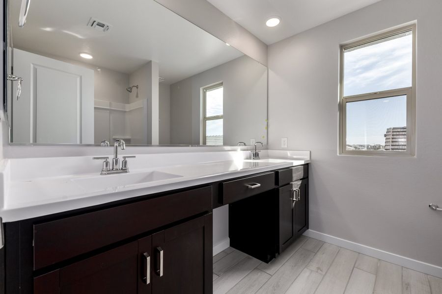 Furnished interior view inside a new home in Sunrise, Sun City West (Image 6). Furnished interior view inside a new home in Sunrise, Sun City West (Image 6).