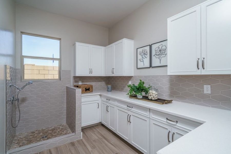 Furnished interior view inside a new home in The Ridge at Sienna Hills, Buckeye (Image 32).