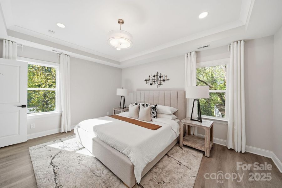 Furnished interior view inside a new home in , Charlotte (Image 17).