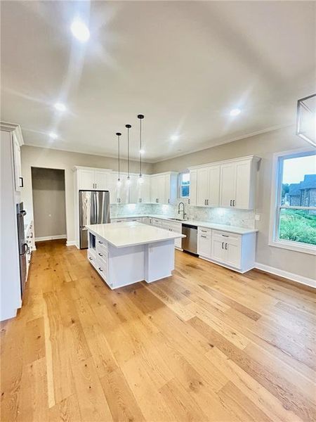 Furnished interior view inside a new home in , Atlanta (Image 5). Furnished interior view inside a new home in , Atlanta (Image 5).