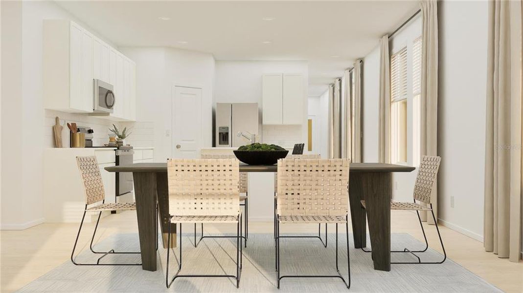 Furnished interior view inside a new home in Wellness Ridge, Clermont (Image 4).