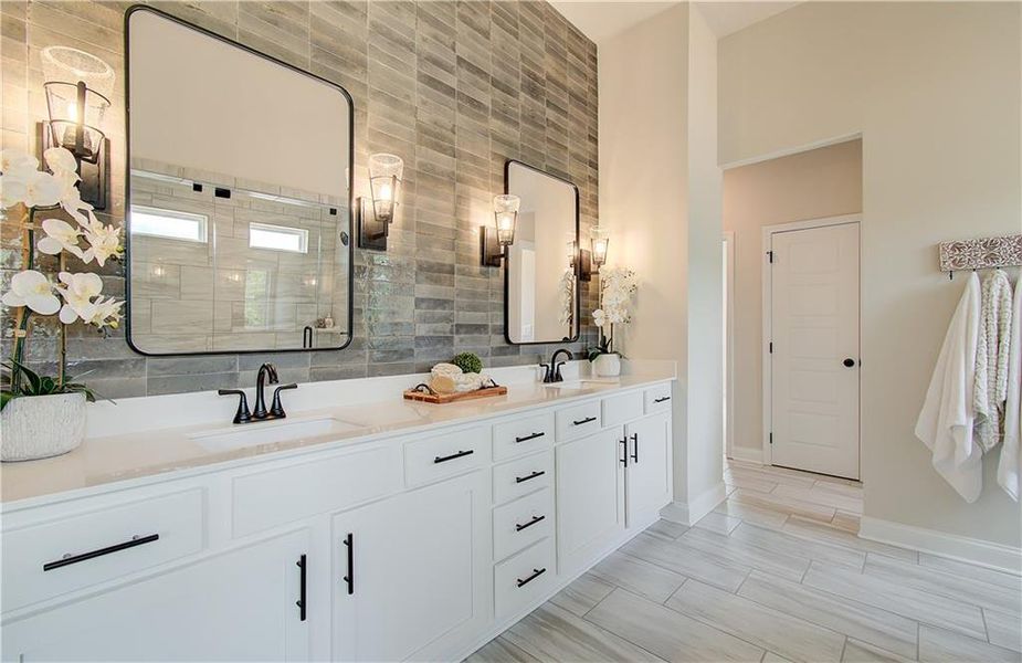 Furnished interior view inside a new home in , Hoschton (Image 39).