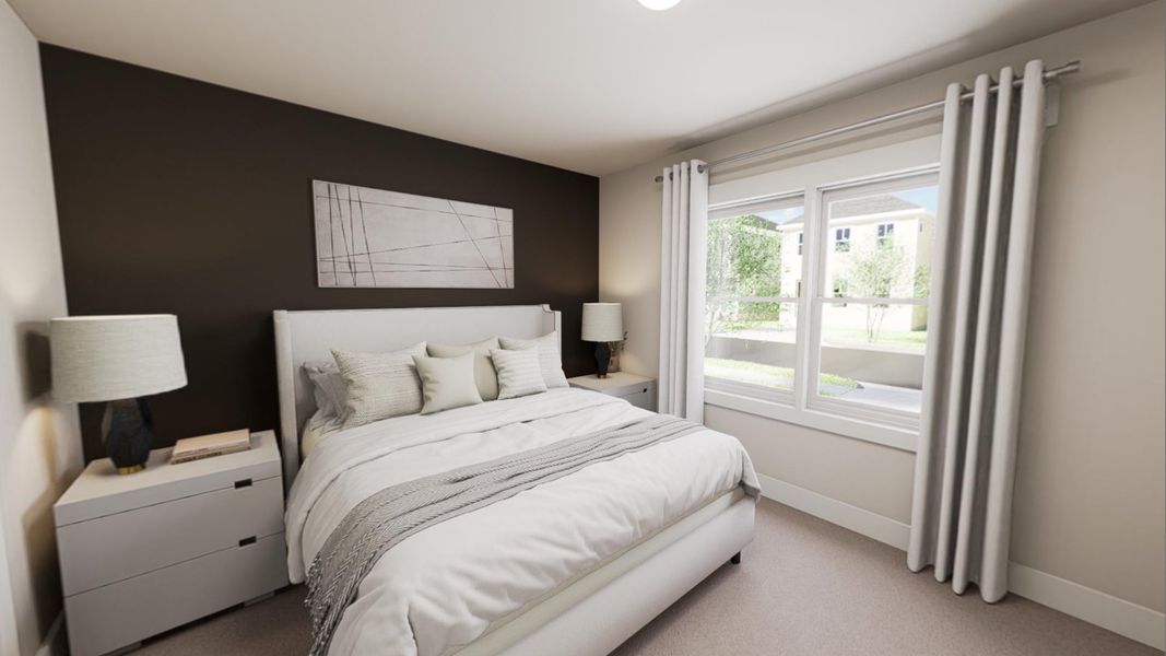 Furnished interior view inside a new home in Ponder, Wendell (Image 7).