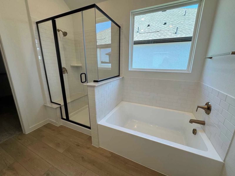 Primary Bathroom Construction Progress featuring the Serene Collection