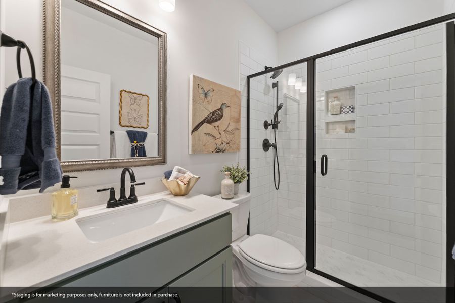 Furnished interior view inside a new home in Foxhall Landing, Easley (Image 21). Furnished interior view inside a new home in Foxhall Landing, Easley (Image 21).