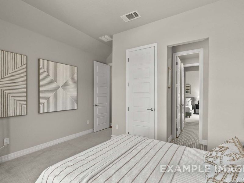 Furnished interior view inside a new home in Potranco Oaks, Castroville (Image 37).