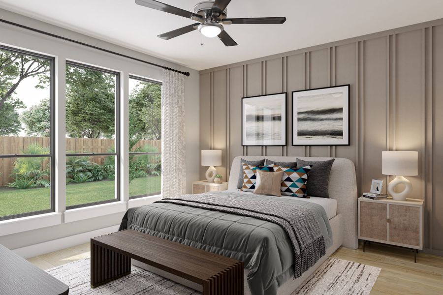 Furnished interior view inside a new home in Trillium, Richmond (Image 6).