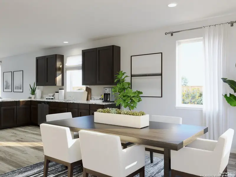 Furnished interior view inside a new home in Hunters Ranch, San Antonio (Image 18). Furnished interior view inside a new home in Hunters Ranch, San Antonio (Image 18).