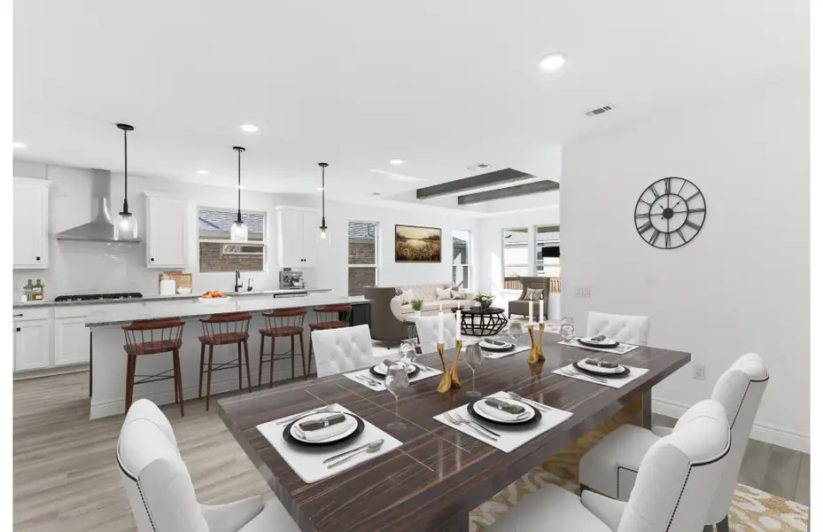 Furnished interior view inside a new home in Del Webb New Braunfels at Veramendi, New Braunfels (Image 4). Furnished interior view inside a new home in Del Webb New Braunfels at Veramendi, New Braunfels (Image 4).