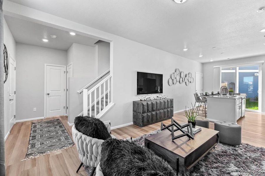 Furnished interior view inside a new home in , Commerce City (Image 11). Furnished interior view inside a new home in , Commerce City (Image 11).