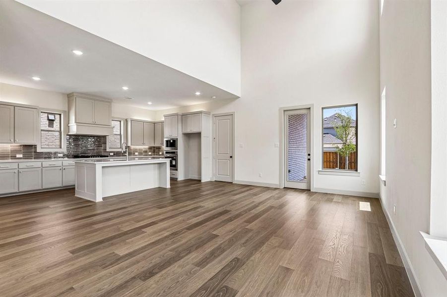 You'll love hosting the entire family for fun get togethers in this spacious family room.