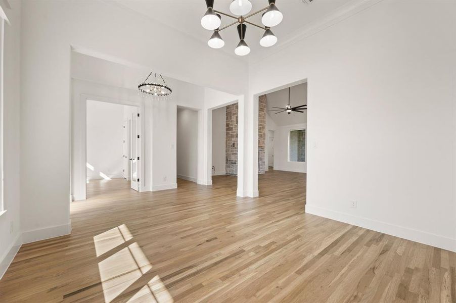 Spacious, unfurnished interior of a new home in NorthGlen, Haslet (Image 32).