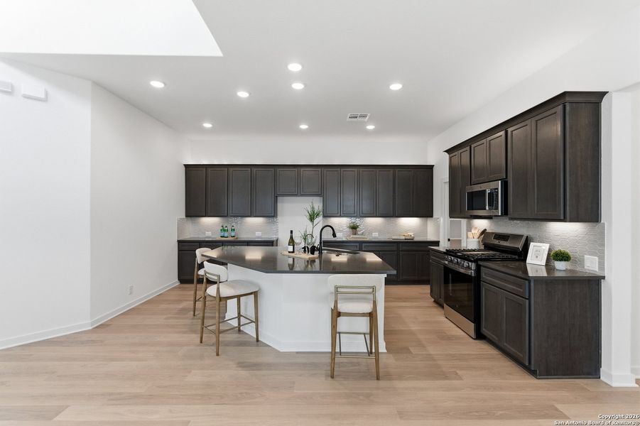 Furnished interior view inside a new home in The Crossvine, Schertz (Image 9).