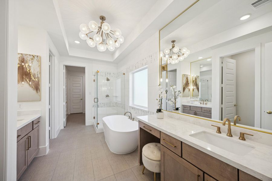 Furnished interior view inside a new home in The Grand Prairie, Hockley (Image 16).