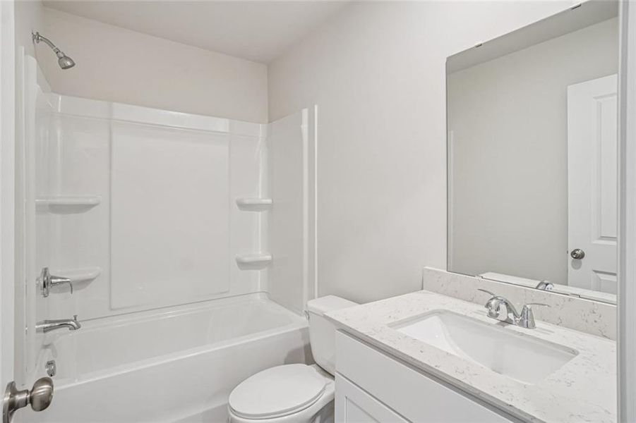 Furnished interior view inside a new home in Liberty Pointe, Villa Rica (Image 4).
