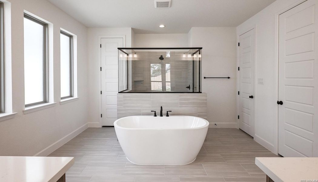 Furnished interior view inside a new home in Johnson Ranch, Bulverde (Image 14).