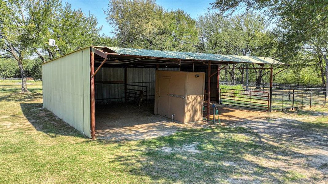 View of outbuilding