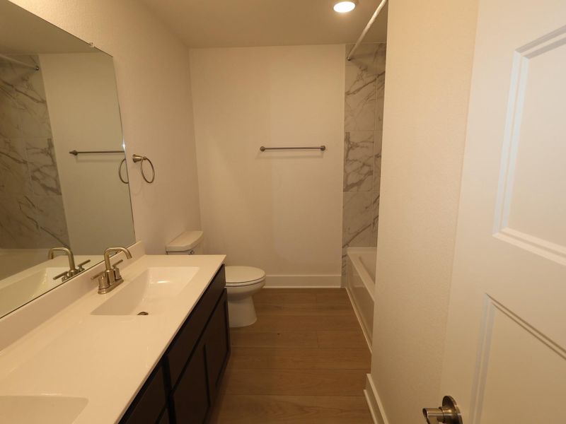 Furnished interior view inside a new home in Hallimore Ranch, Rosenberg (Image 11).