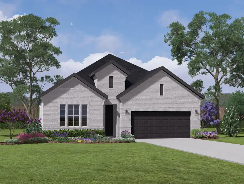 Representative exterior photo of a completed home built from the Berkley by Megatel Homes in Venetian, Celina, TX (Image 1). Representative exterior photo of a completed home built from the Berkley by Megatel Homes in Venetian, Celina, TX (Image 1).