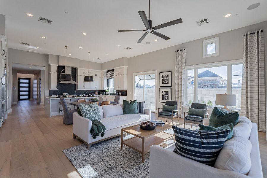 Representative furnished interior of a home built from the Residence One by Capital West Homes in Atrium at Somerset, Gilbert (Image 5). Representative furnished interior of a home built from the Residence One by Capital West Homes in Atrium at Somerset, Gilbert (Image 5).