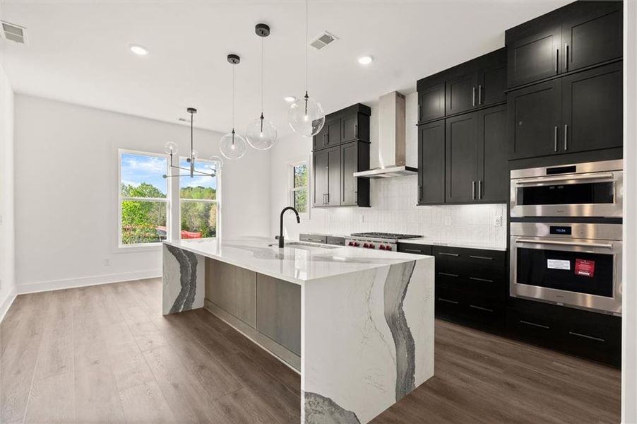 Furnished interior view inside a new home in , Alpharetta (Image 18).