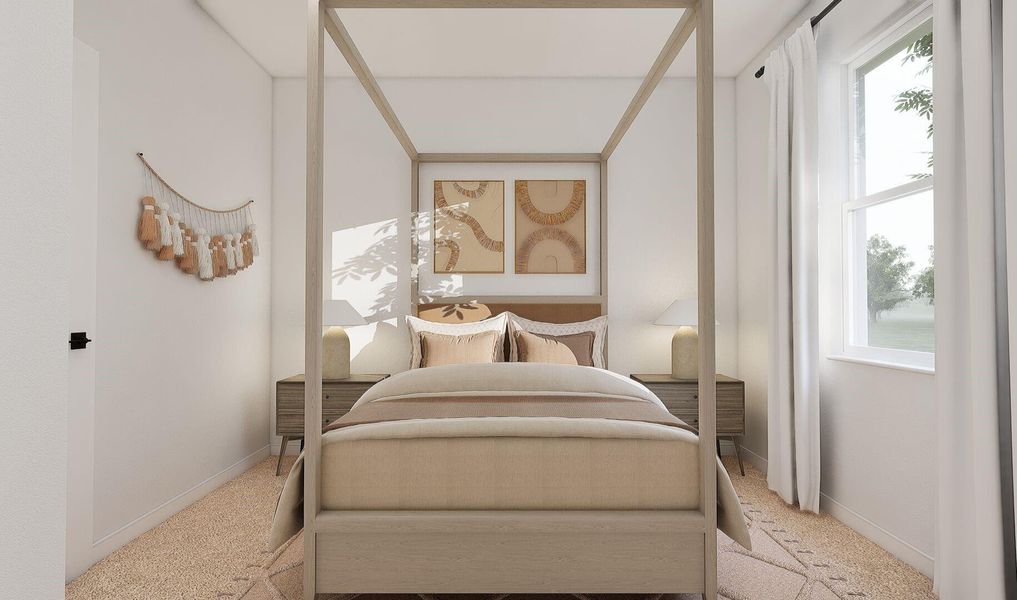 Bedroom 2 (*Artist rendering used for illustration purposes only.)