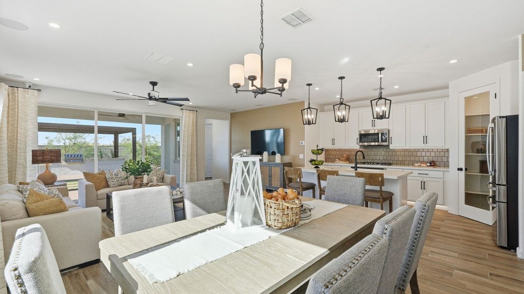 Representative furnished interior of a home built from the Bluebell by DRB Homes in Apache Farms, Buckeye (Image 15).