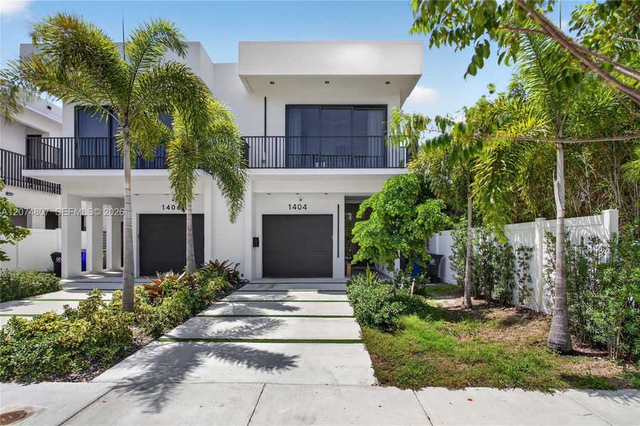 Front exterior of a new home in , Fort Lauderdale, FL, highlighting curb appeal (Image 20). Front exterior of a new home in , Fort Lauderdale, FL, highlighting curb appeal (Image 20).