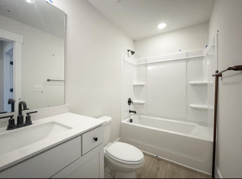 Furnished interior view inside a new home in Founders Club, Moore (Image 9).