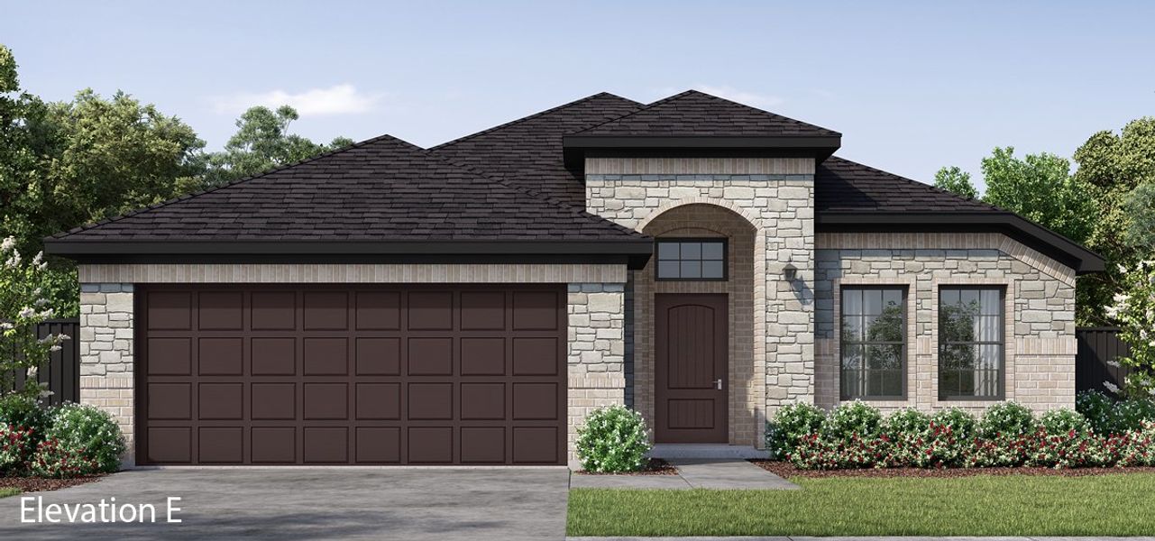 Front exterior of a new home in Fox Landing, Caddo Mills, TX, highlighting curb appeal (Image 20).