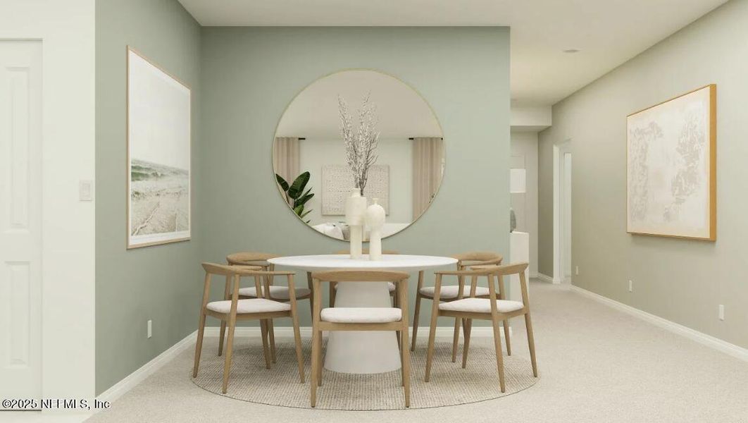 Furnished interior view inside a new home in , Palm Coast (Image 5). Furnished interior view inside a new home in , Palm Coast (Image 5).