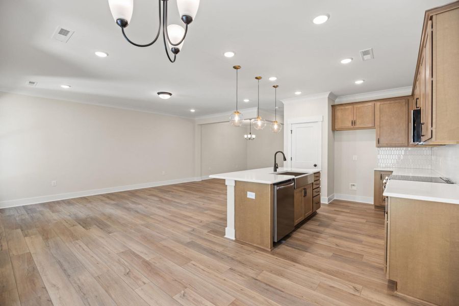 Furnished interior view inside a new home in Harbor Crossing, Greensboro (Image 8).