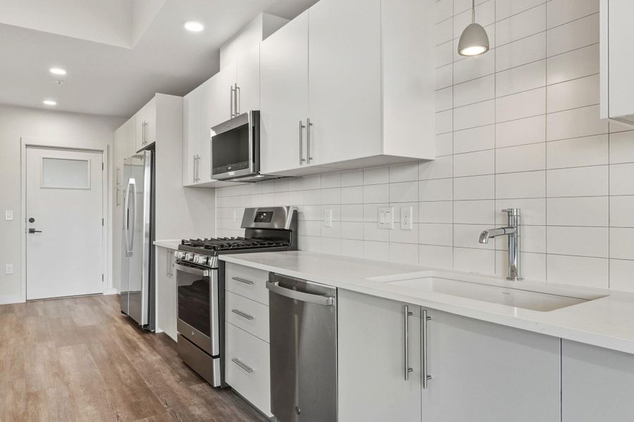 Furnished interior view inside a new home in , Austin (Image 8). Furnished interior view inside a new home in , Austin (Image 8).