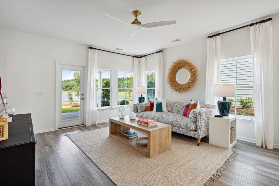 Furnished interior view inside a new home in Heron's Walk at Summers Corner: Carolina Collection, Summerville (Image 25). Furnished interior view inside a new home in Heron's Walk at Summers Corner: Carolina Collection, Summerville (Image 25).