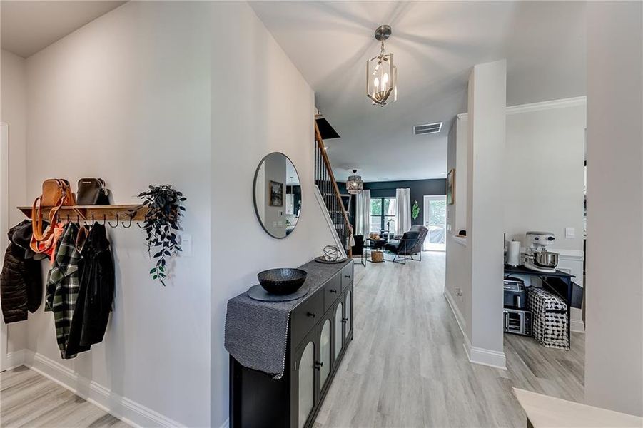 Furnished interior view inside a new home in , Maysville (Image 7).