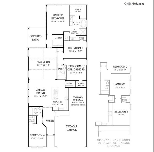 Image 16 representing the Orlando by Chesmar Homes in Wood Leaf Reserve, Tomball, TX.