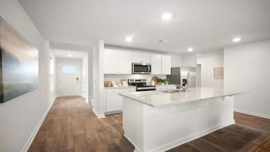 Furnished interior view inside a new home in The Retreat at East Argent, Ridgeland (Image 4).