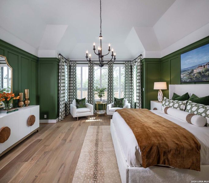 Furnished interior view inside a new home in Veramendi, New Braunfels (Image 18).