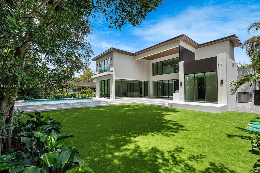 Exterior details and patio area of a home in , Miami Shores (Image 46). Exterior details and patio area of a home in , Miami Shores (Image 46).