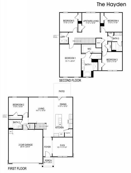 2D floor plan layout of this home in Braselton Village, Braselton, GA (Image 4). 2D floor plan layout of this home in Braselton Village, Braselton, GA (Image 4).